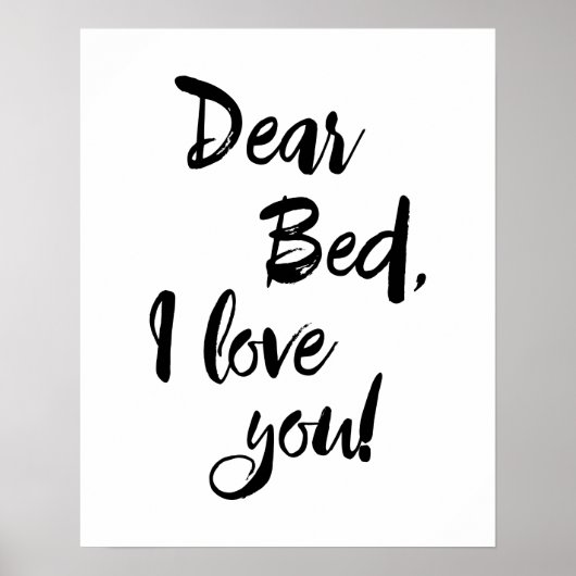 Bed I Love 親愛 You Poster ポスター (正面)