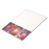 Bed Of Flowers Colorful Shiny Abstract Fractal Art ノートパッド (アングル)