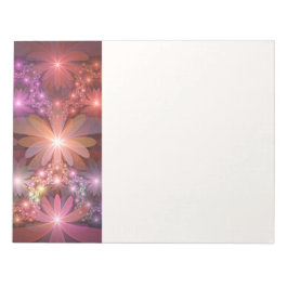 Bed Of Flowers Colorful Shiny Abstract Fractal Art ノートパッド