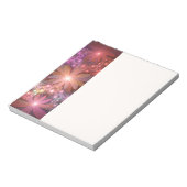 Bed Of Flowers Colorful Shiny Abstract Fractal Art ノートパッド (回転)