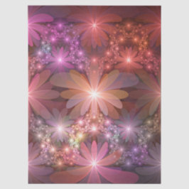 Bed Of Flowers Colorful Shiny Abstract Fractal Art 薄葉紙