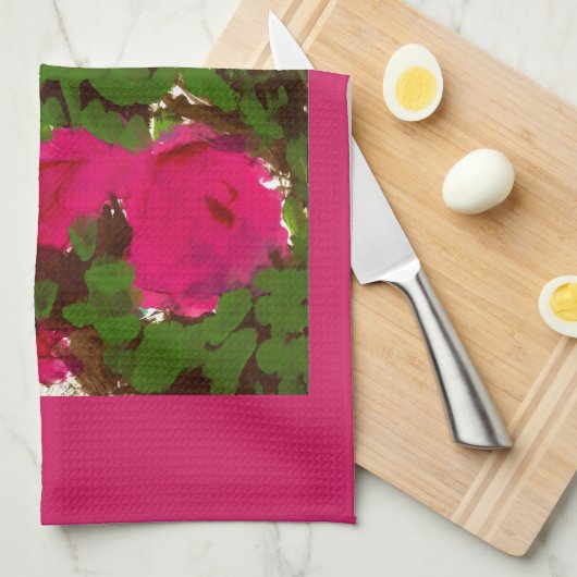 Bed of Roses キッチンタオル (四つ折り)