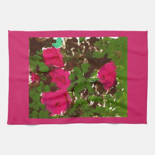 Bed of Roses キッチンタオル (横)