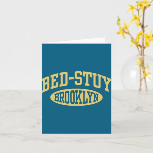 Bed Stuy Brooklyn _1  カード (黄色い花)