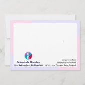 "Bedankt" サンキューカード (裏面)