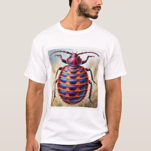 Bedbug dorsal view 170724IREF226 - Watercolor Tシャツ (正面)