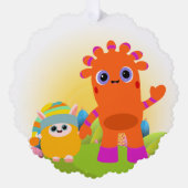 BeddyByes紙オーナメントカードMeMo and BaBa 🎄✨ オーナメントカード (正面)