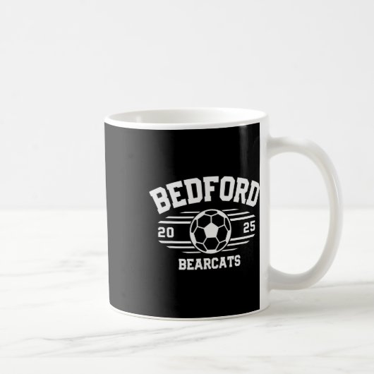 Bedford Bearcats サッカー ビル 2025 コーヒーマグカップ (右)