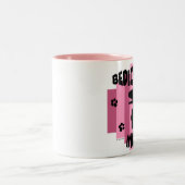 Bedlingtonのお母さんのマグ ツートーンマグカップ (中央)