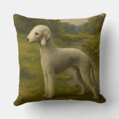 Bedlington Terrier クッション (裏面)