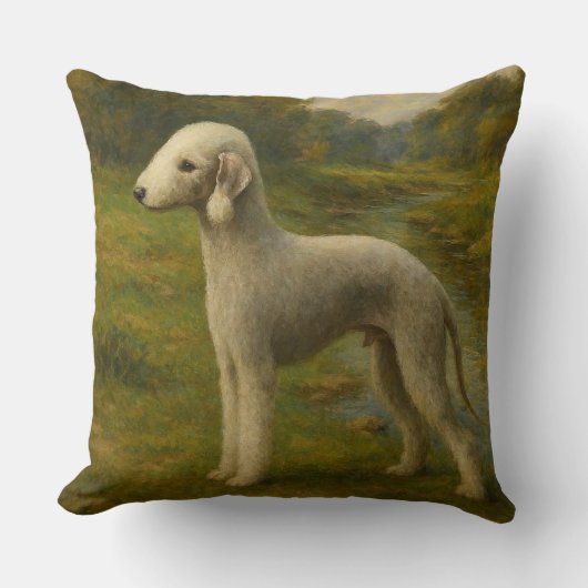 Bedlington Terrier クッション (正面)