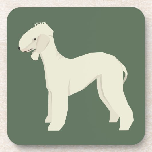 Bedlington Terrier コースター (正面)