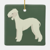 Bedlington Terrier セラミックオーナメント (裏面)
