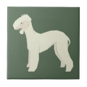 Bedlington Terrier タイル (正面)