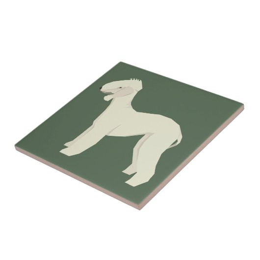 Bedlington Terrier タイル (側面)