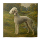 Bedlington Terrier タイル (正面)