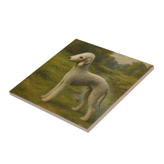 Bedlington Terrier タイル (側面)