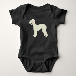 Bedlington Terrier ベビーボディスーツ