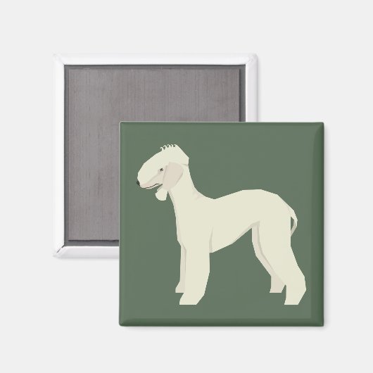 Bedlington Terrier マグネット (正面/裏面)