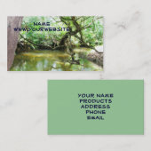 Bedmansの入り江、Alvaフロリダ 名刺 (正面/裏面)