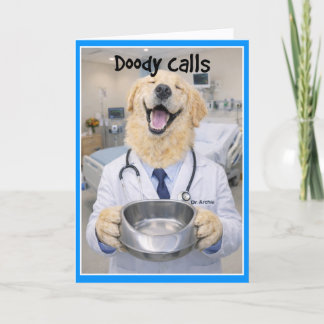 Bedpan 1 Get Well Card  BPB-1 カード