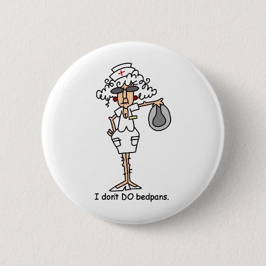 Bedpans! 缶バッジ (正面)