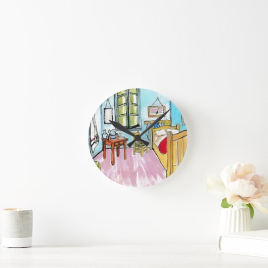 Bedroom ラウンド壁時計 (ホーム)