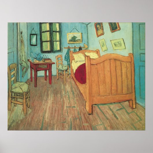 Bedroom in Arles by Vincent van Gogh ポスター (正面)