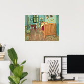 Bedroom in Arles by Vincent van Gogh ポスター (ホームオフィス)