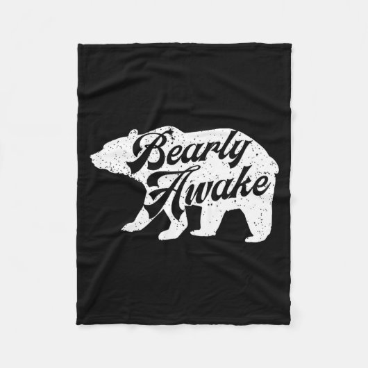 Bedstefar Like A Normal Grandpa But Cooler Retro  フリースブランケット (正面)