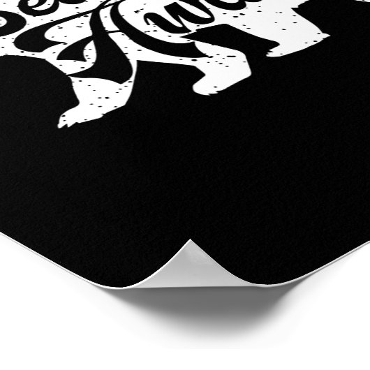 Bedstefar Like A Normal Grandpa But Cooler Retro  ポスター (角)