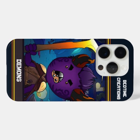 Bedtime Creations Demons Rule! Case-Mate iPhoneケース (裏面 (横))