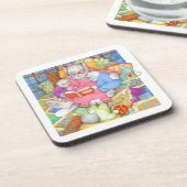 BEDTIME STORY懸命Plastic Coasters – ホワイト コースター (左側)