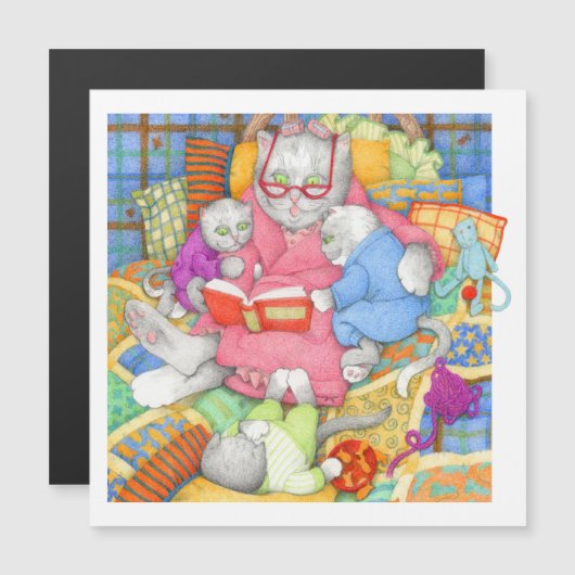 BEDTIME STORY磁気カード – 白 (正面/裏面)