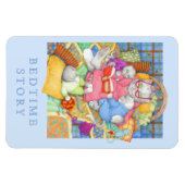 BEDTIME STORY 4x6フレキシブル磁石 – 青 マグネット (横)