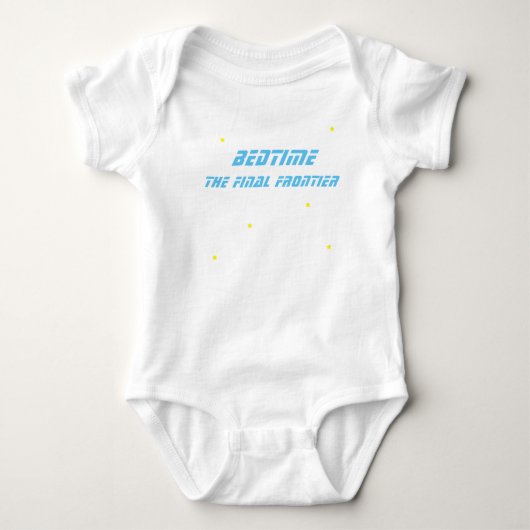 Bedtime The Final Frontier Top ベビーTシャツ (正面)