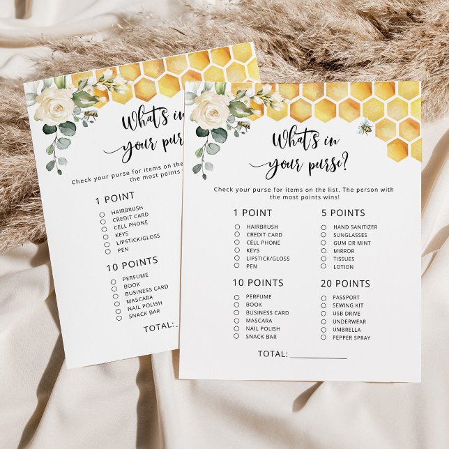 Beeあなたの財布の赤ちゃんシャワーゲームに何がある (クリエイターアップロード済み)