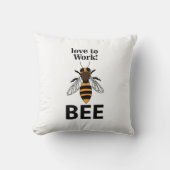 Beeが大好き クッション (正面)