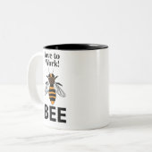 Beeが大好き ツートーンマグカップ (正面左)