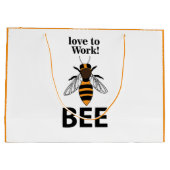 Beeが大好き ラージペーパーバッグ (裏面)