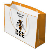 Beeが大好き ラージペーパーバッグ (裏面アングル)