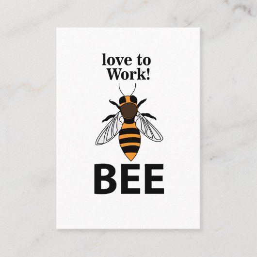 Beeが大好き 名刺 (正面)