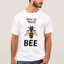 Beeが大好き Tシャツ