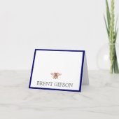 Beeと名前を固定 サンキューカード (正面)