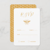 BeeとGolden Hinkic Pattern RSVP (正面/裏面)