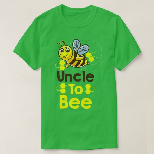 Beeのおじさんが性別を明かす Tシャツ (デザイン正面)