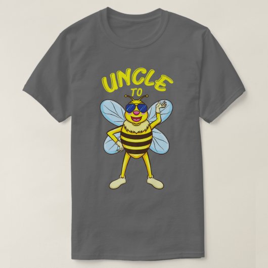 Beeのおじさんが性別を明かす Tシャツ (デザイン正面)