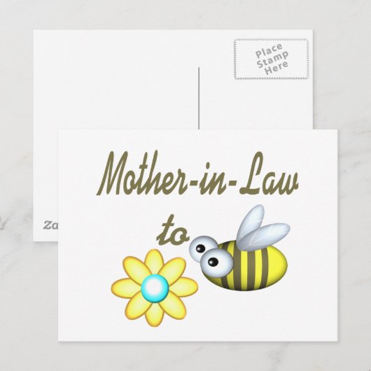 Beeの義理の母 ポストカード (正面/裏面)