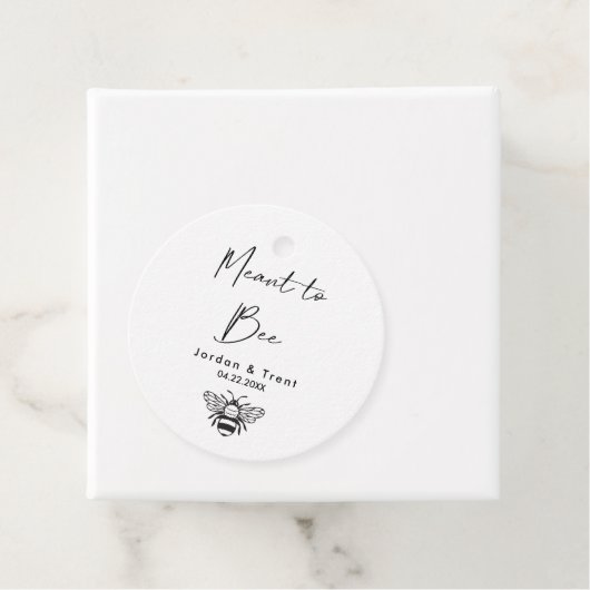 Beeの/シャワ結婚ーギフトラベルに向けて フェイバータグ (インサイチュ)