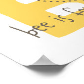 Beeはベビーポスター用 – ベビールームDecor ポスター (角)